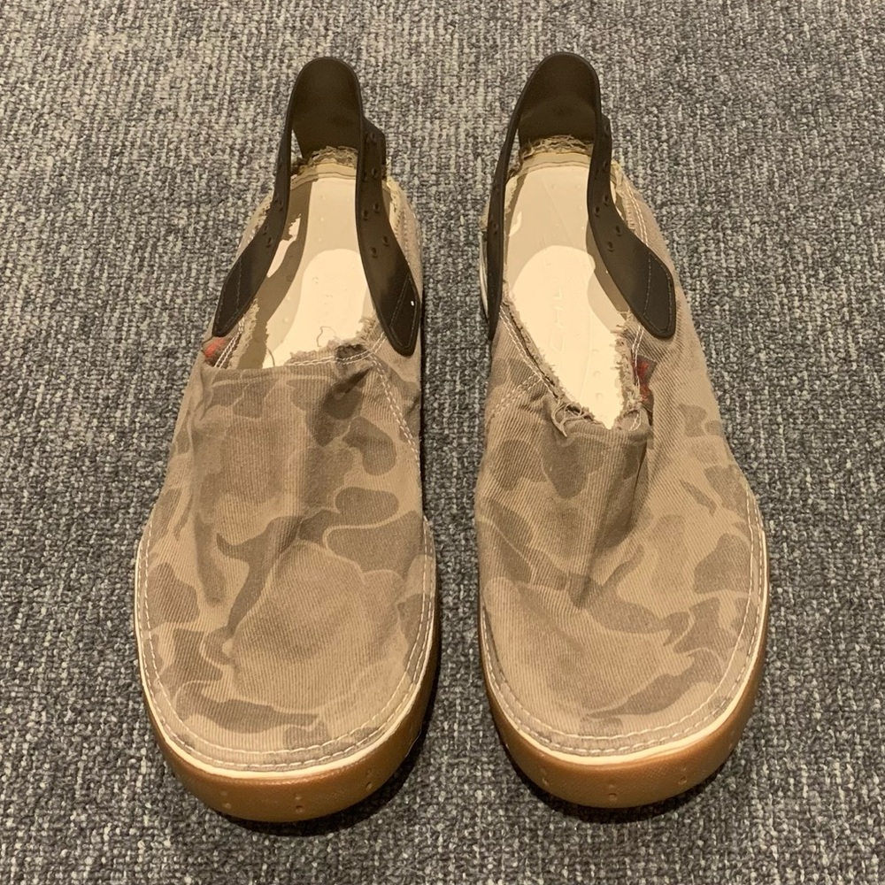 Columbia Men's Vented 1/2 Open Back Casual Shoe Grey/Green US Size 12 (EUC)